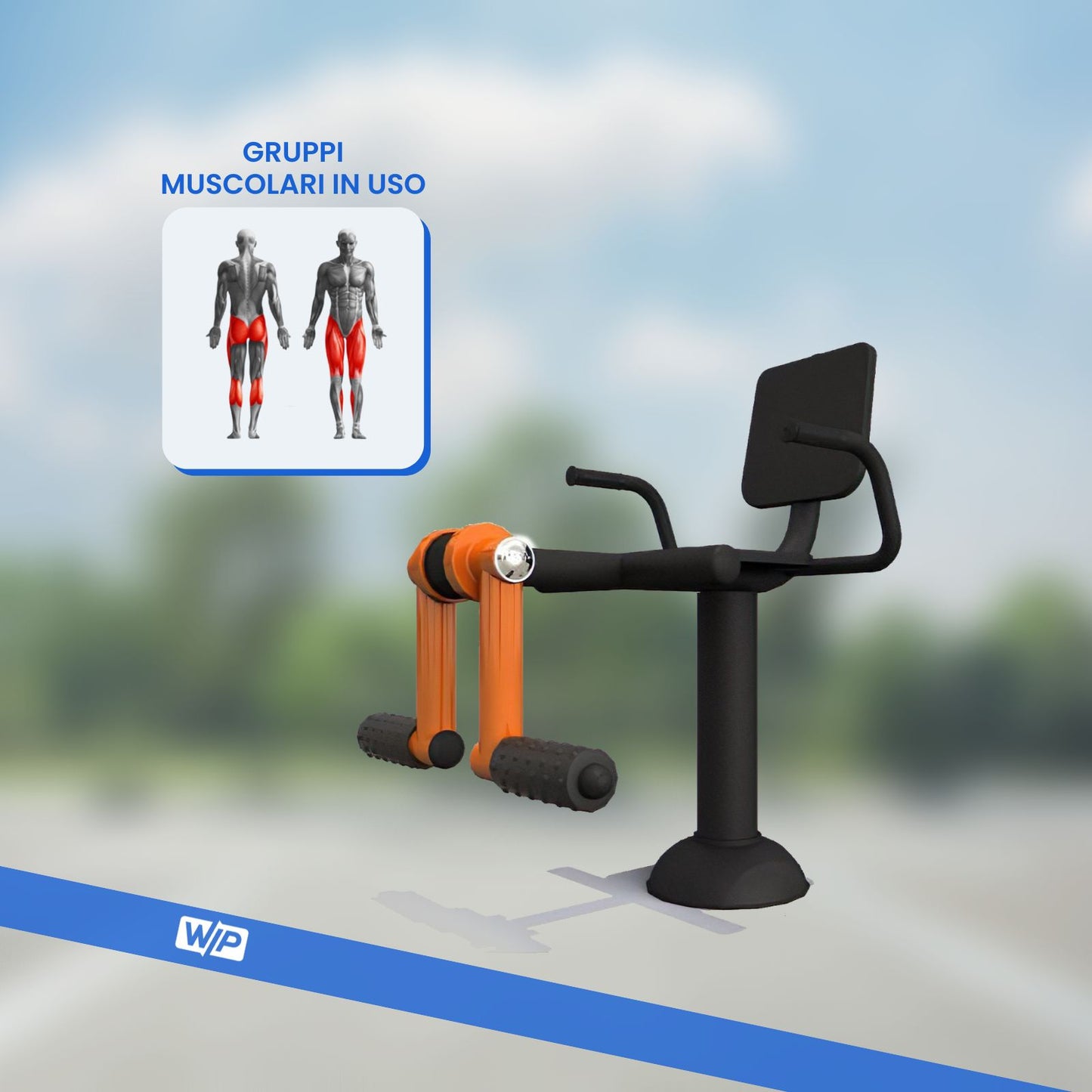Leg Extension per Allenamento Outdoor - Urban Fitness