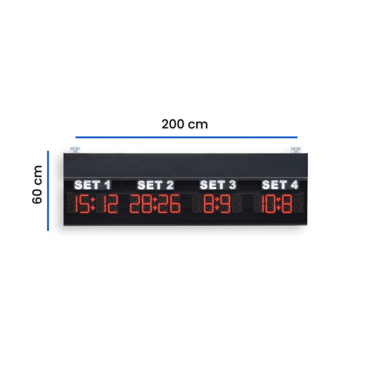 Tabellone Elettronico Visualizzatore per i Punteggi di 4 Set