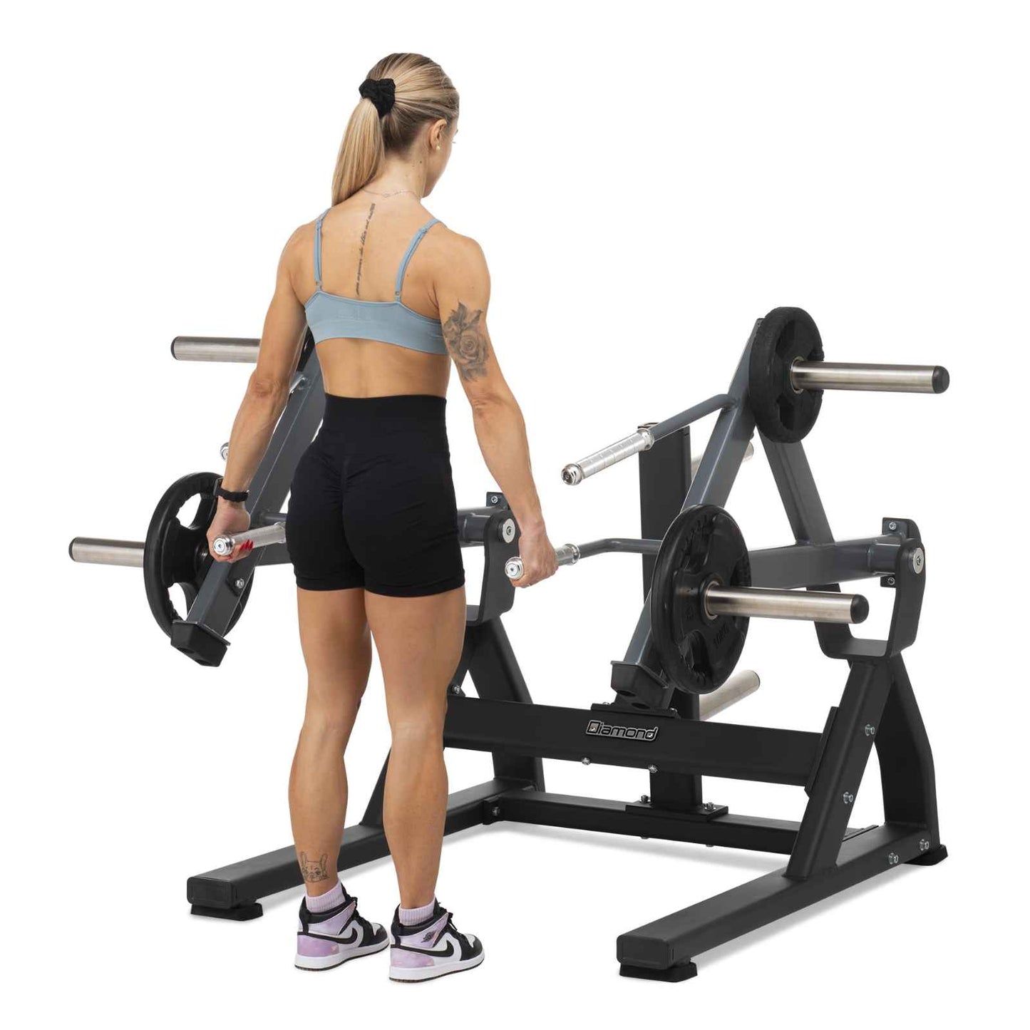 Squat Lunge - Plate Loaded
