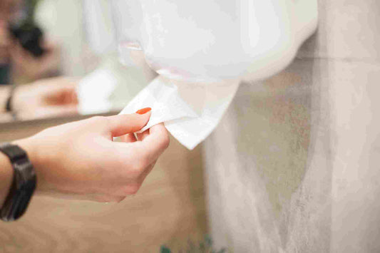 Dispenser carta e cestino "All-In-One"