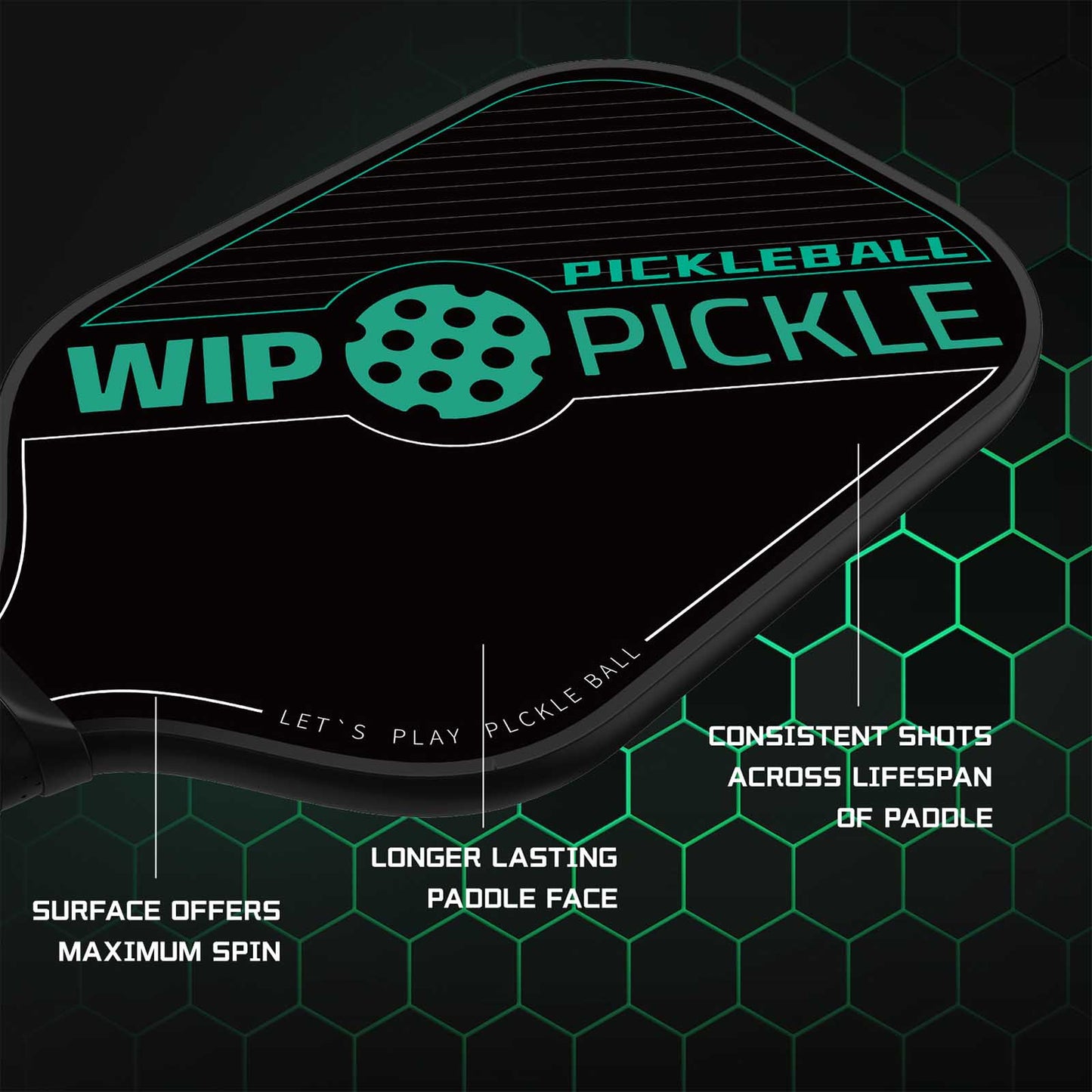 Racchetta, Pickle Ball, Wip Pickle
