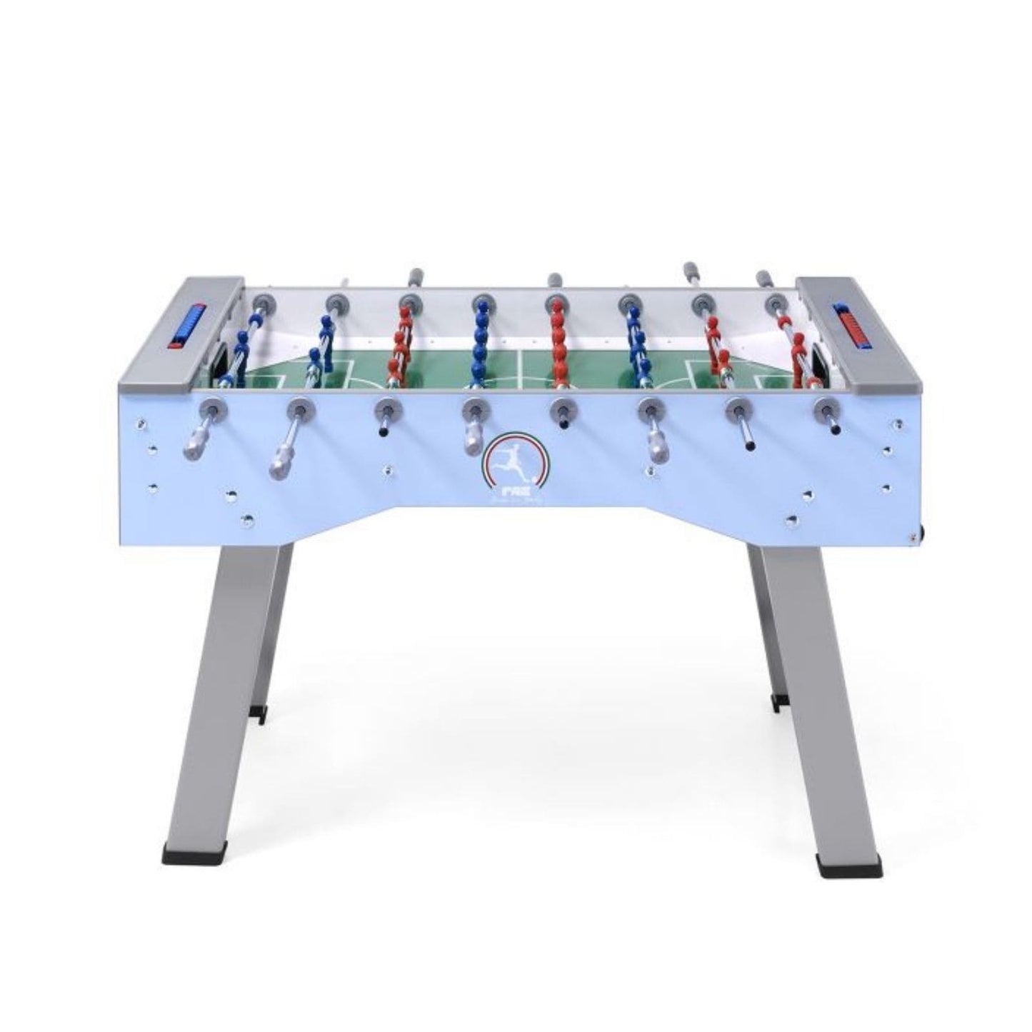 Calciobalilla Indoor FAS "Smart", Pieghevole, Senza Gettoniera, Rosso/Azzurro