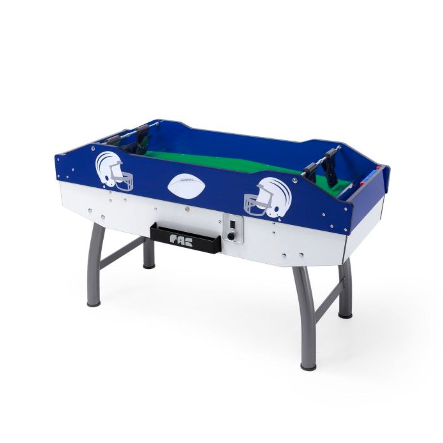 Calciobalilla FAS "Tam Tam" in Legno con Gettoniera, Indoor, Blu/Rosso
