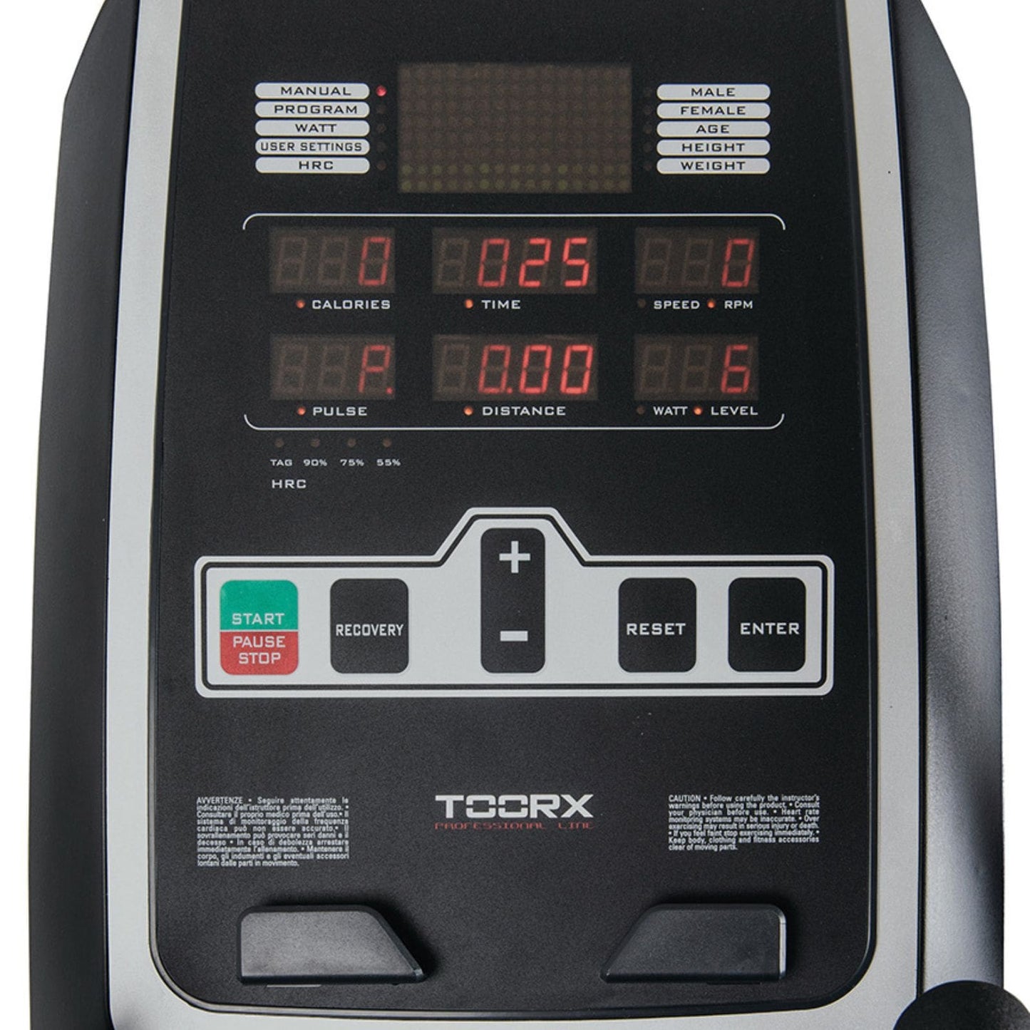 Cyclette Toorx BRX 9000 con Sistema di Frenaggio Magnetico ad Induzione