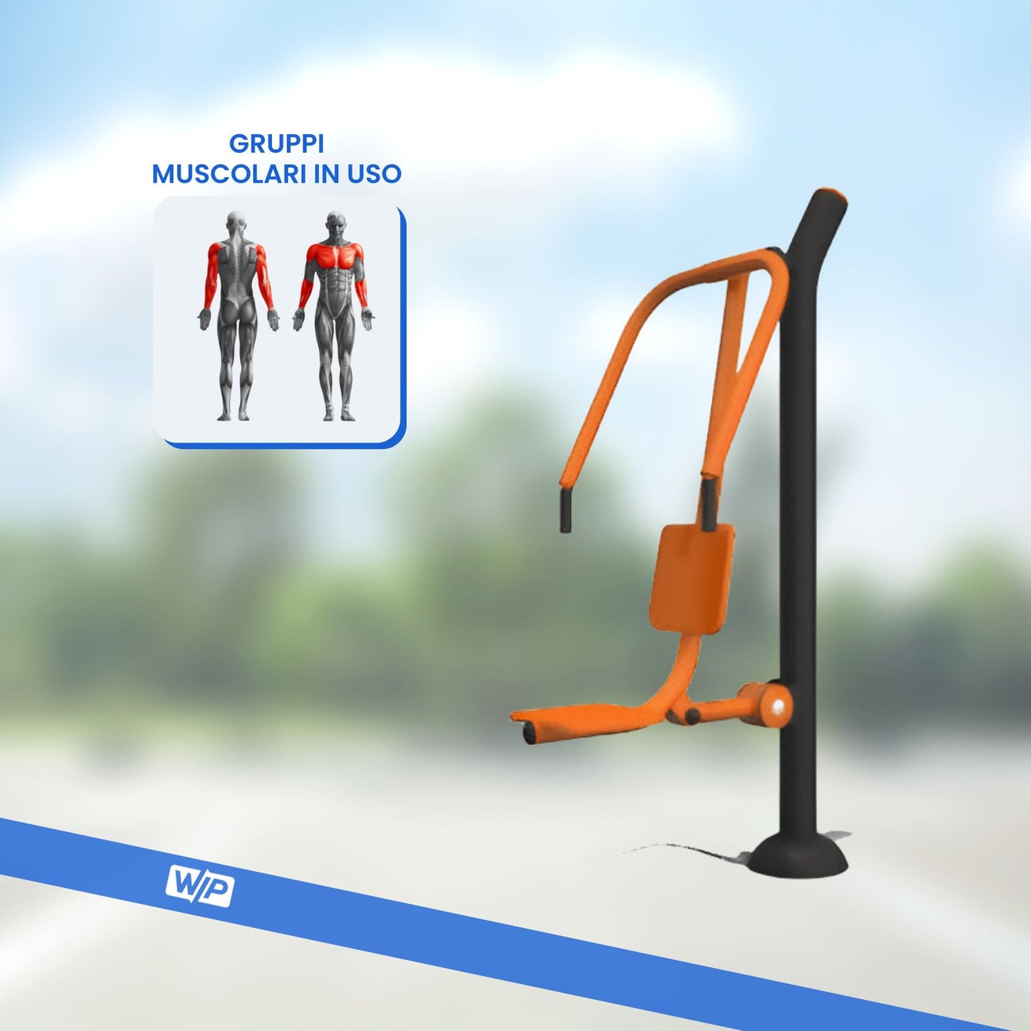 Chest Press per Allenamento Outdoor - Urban Fitness