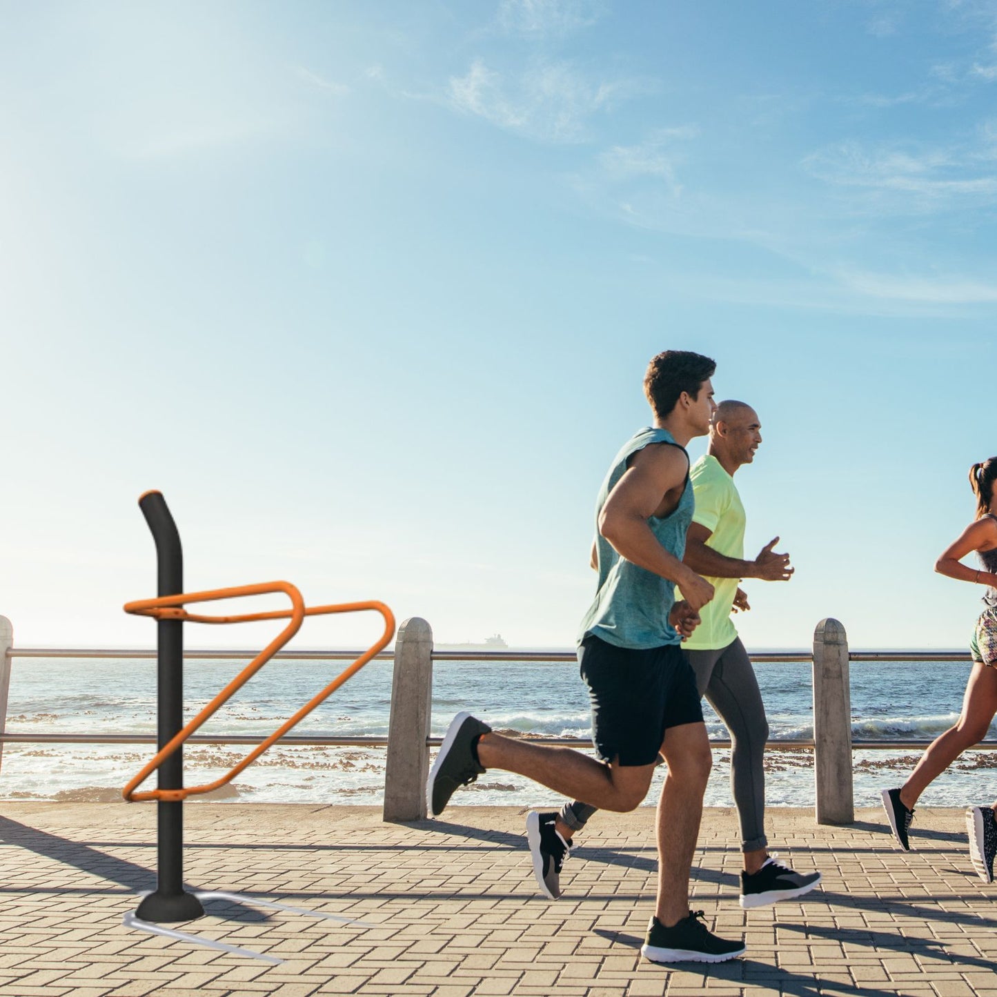 Stazione Push-up and Dip per l'Allenamento Outdoor - Urban Fitness