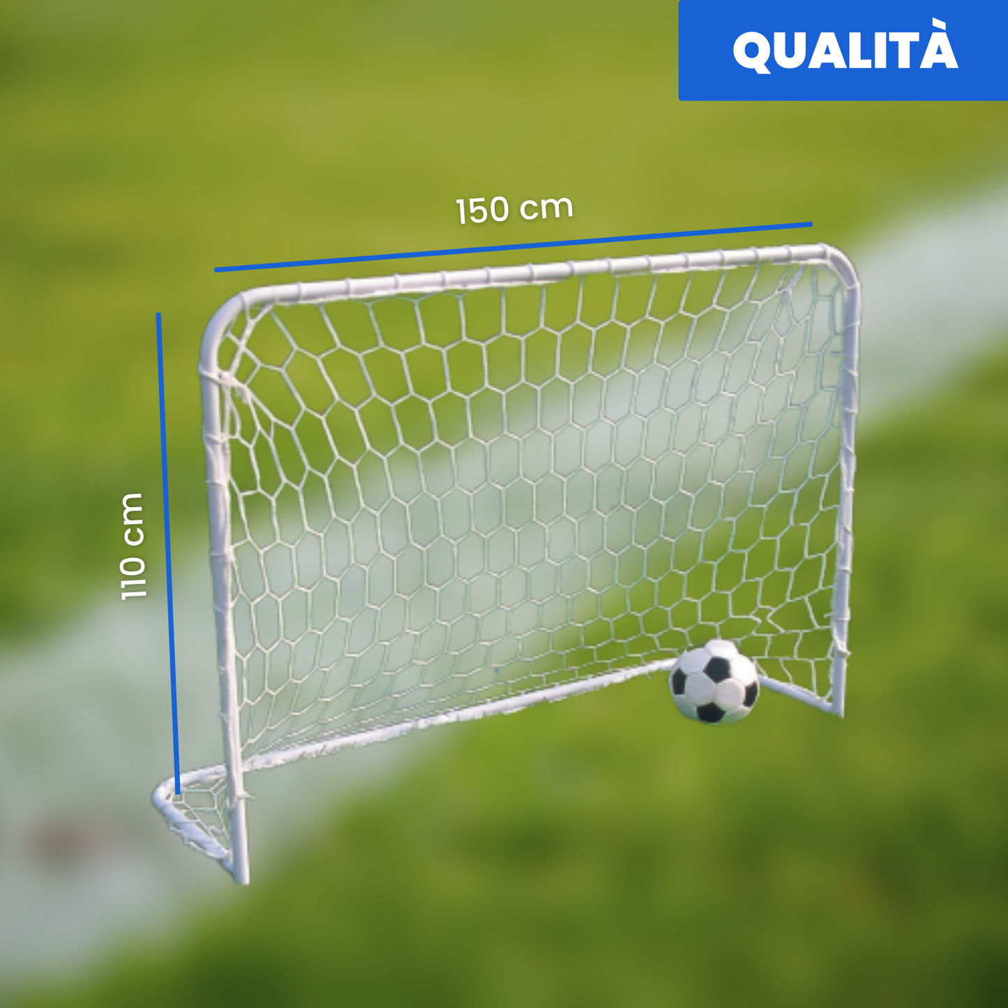 Miniporta da Allenamento con Struttura in Acciaio e Rete