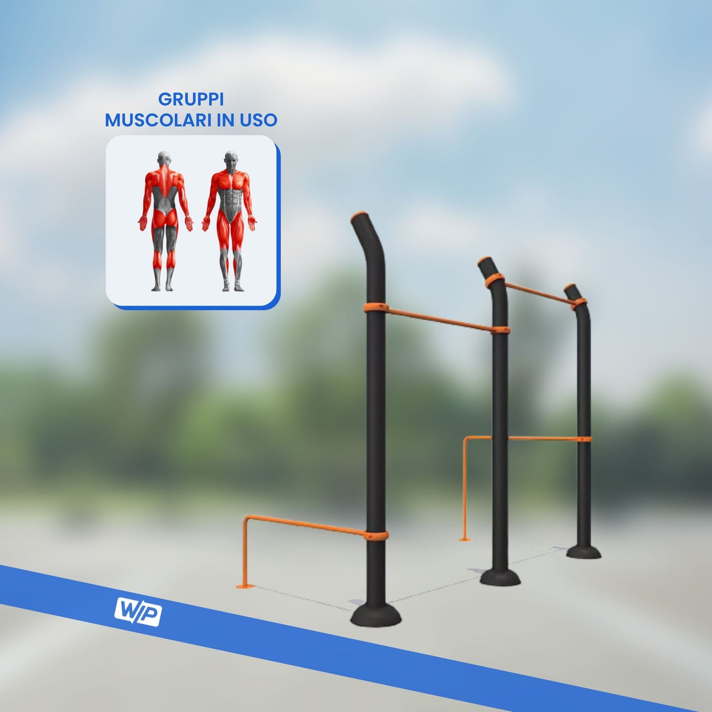 Chin up & Press up per Allenamento Outdoor - Urban Fitness