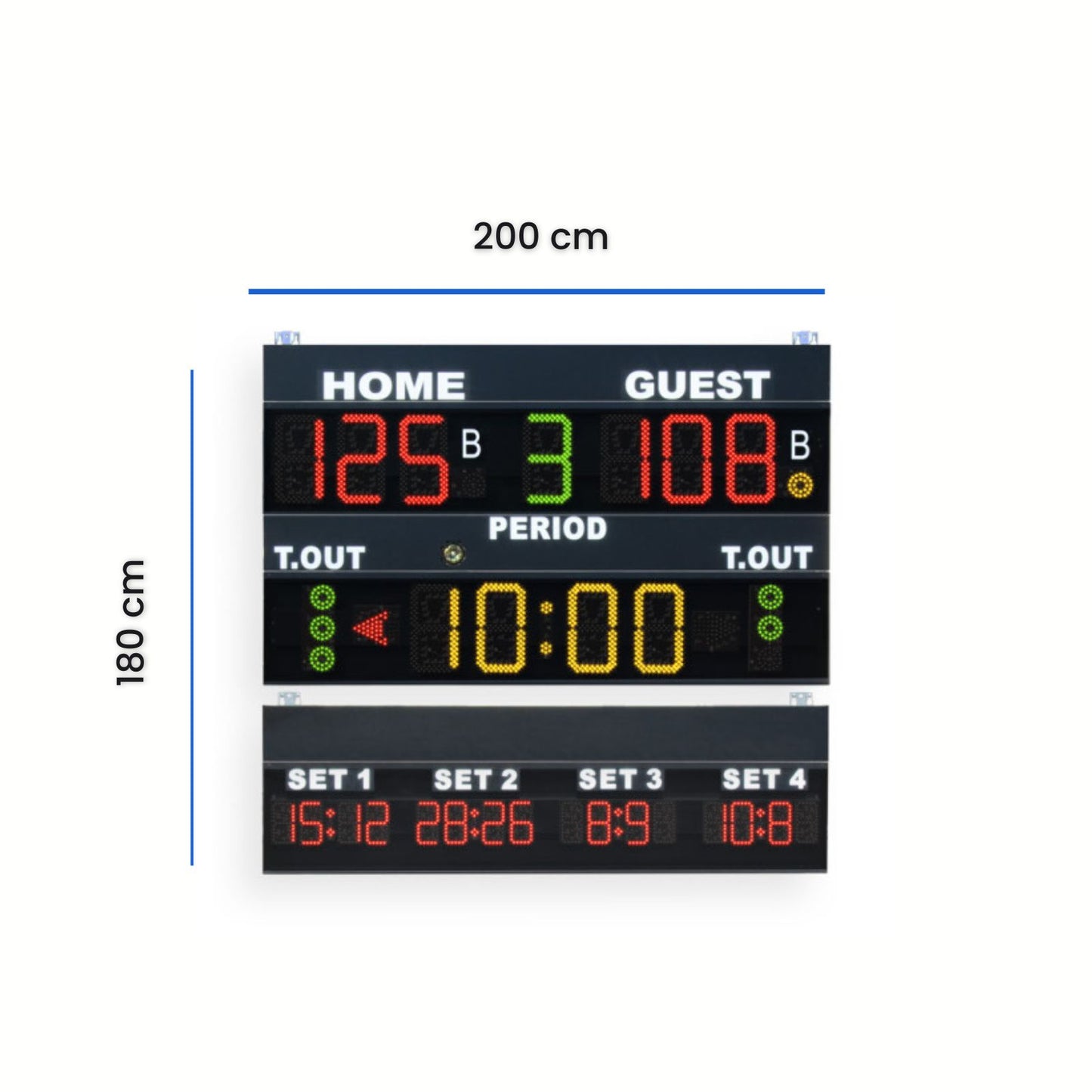 Tabellone Elettronico FIBA con Nomi Squadre Programmabili FS-120N