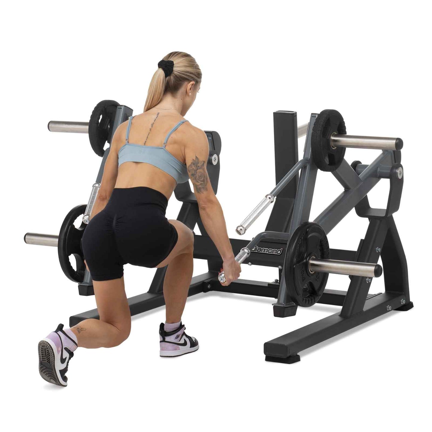Squat Lunge - Plate Loaded