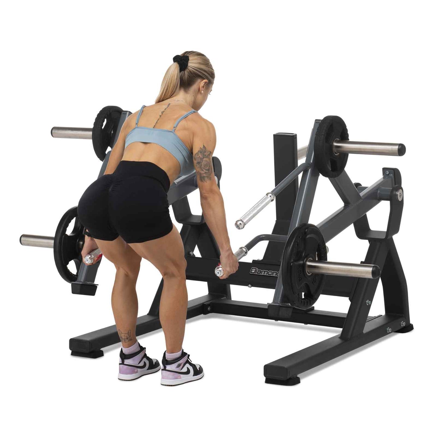 Squat Lunge - Plate Loaded