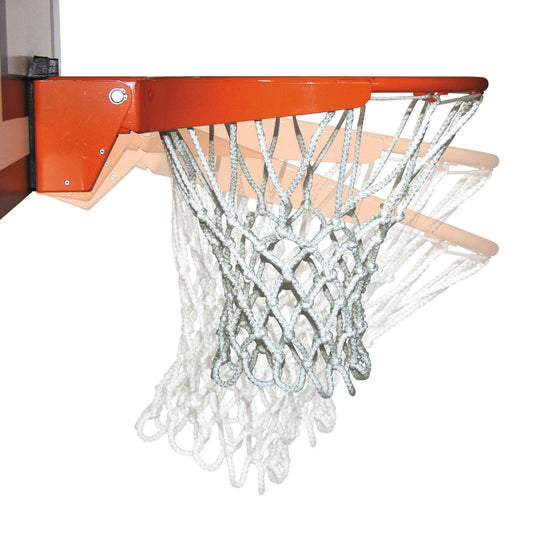 Canestro Basket Regolamentare Reclinabile, con Anello in Tondo Pieno