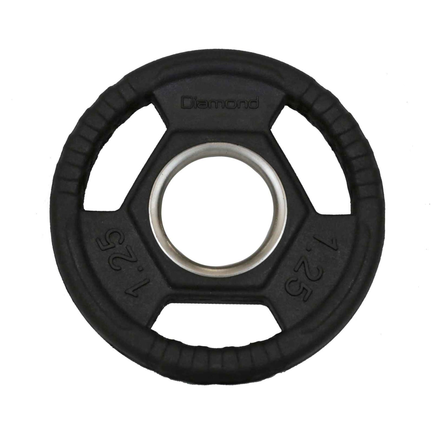 Disco Olimpico Gommato - Tri-Grip Foro Ø 50 mm - 1,25 Kg