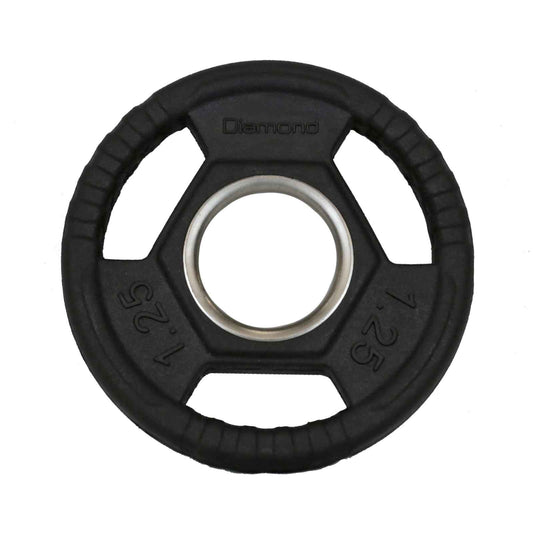 Disco Olimpico Gommato - Tri-Grip Foro Ø 50 mm - 1,25 Kg