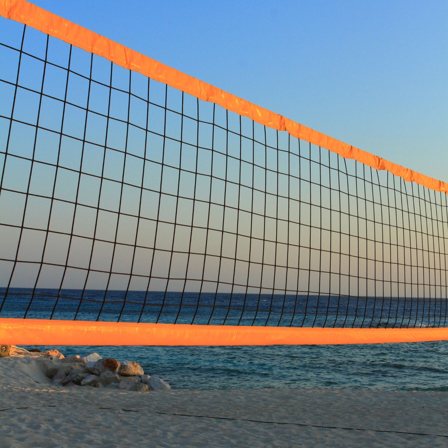 Rete Beach Volley Regolamentare (Rosso, Arancio, Verde)