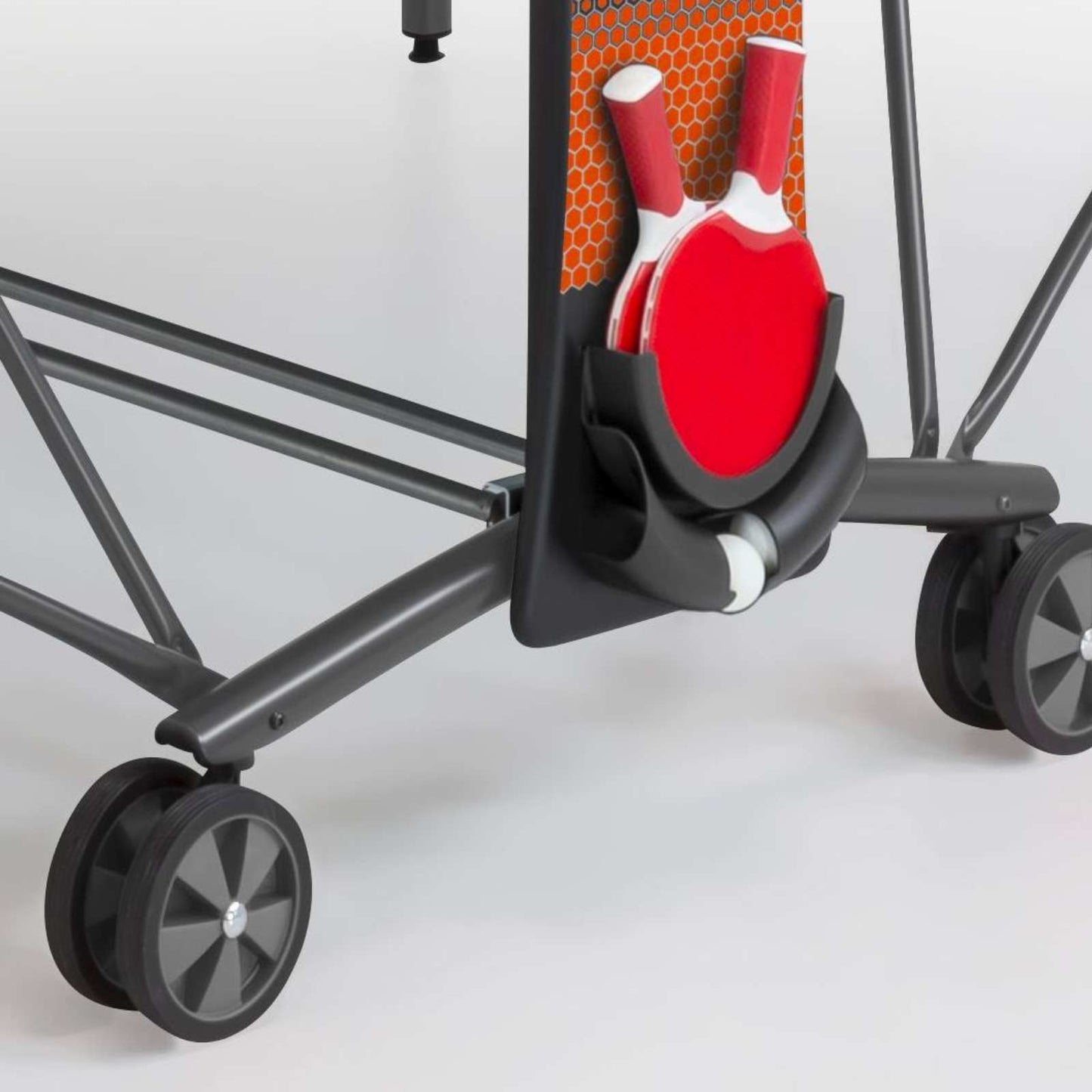 Performance Outdoor - Tavolo Ping Pong Pieghevole con Sistema Ergonomico ECS - Per Uso Intensivo